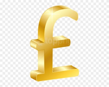 Free Png Download 3d Gold Uk Pound Clipart Png Photo - Uk Money Clip Art
