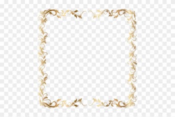 Free Png Download Border Deco Frame Gold Clipart Png - Transparent Background Gold Border Png