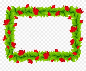 Free Png Download Floral Border Frame Clipart Png Photo - Flower Clipart Borders And Frames