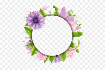 Free Png Download Flower Designs For Borders Png Images - Border Flowers Png Hd