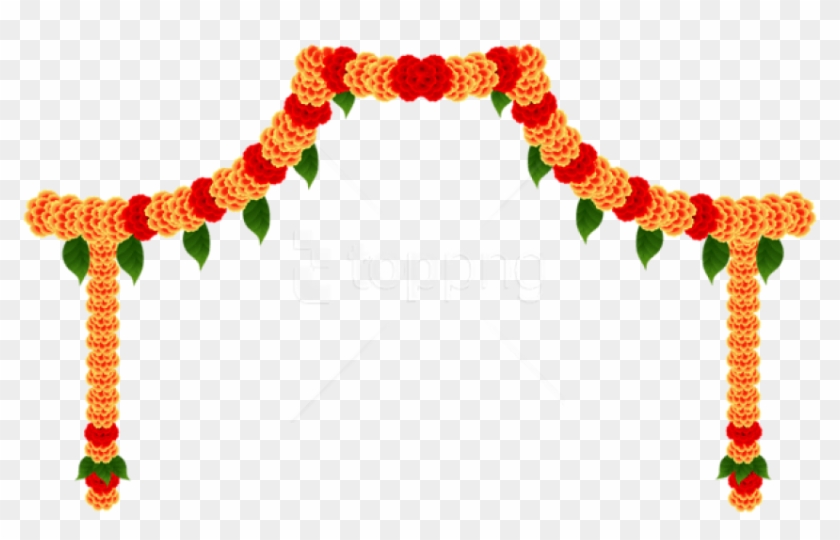 Free Png Download India Floral Decor Clipart Png Photo - Indian Flower Clipart Png