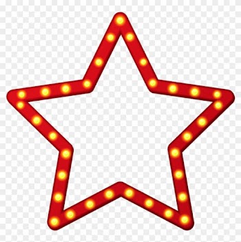 Free Png Download Red Star Border Frame Png Clipart - Red Star Frames Png