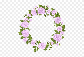 Free Png Download Roses Border Violet Png Clipart Png - Pink Roses Floral Border Png