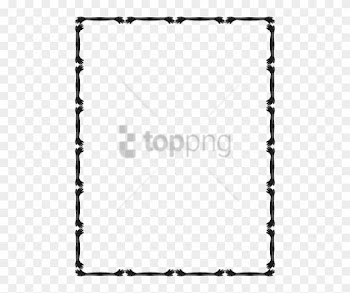 Free Png Download Single Line Borders Clip Art Png - Simple Border Line Design