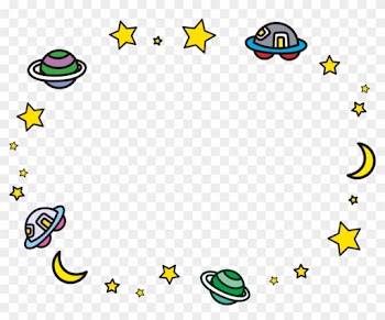 Free Png Space Planet Border Png Images Transparent - Planets Border Clip Art
