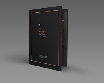 Free Pocket Folder Mockup ine p free folder mockup premum free vocups hescing 