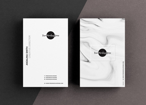 Free Premium Textured Business Card Mockup PSD For Branding andalina smith creative director 
