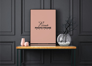 Free Primo Photo Frame MockUp Psd Template photo frame 