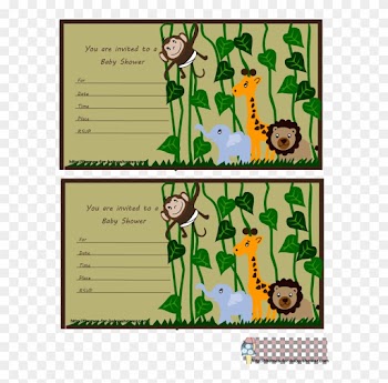 Free Printable Baby Shower Invitations Jungle Theme - Baby Shower Invitations Jungle Theme