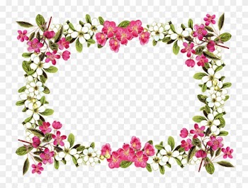 Free Printable Clip Art Borders - Flower Frame Png