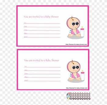 Free Printable Invitations For Girl Baby Shower - Baby Shower