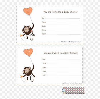 Free Printable Monkey Baby Shower Invitation - Baby Shower