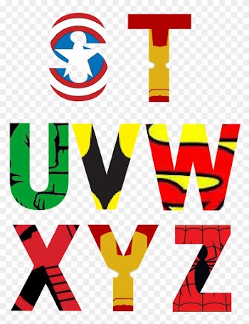 Free Printable Superhero Alphabet Letters - Free Printable Superhero Alphabet Letters