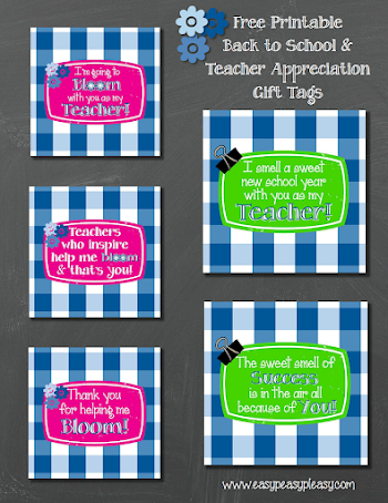 Free Printable Teacher Gift Tags And Gift Idea - Easy Peasy Pleasy