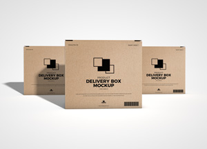 Free Product Packaging Cargo Box Mockup delivery box mockup delvery bok mockup delivery box mockup 