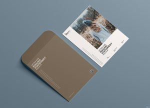 Free PSD Mailing Brand Stationery Mockup haling stanonery 