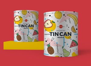 Free PSD Packaging Tin Can Mockup 3. wtincan packacing wwtin can mockue 