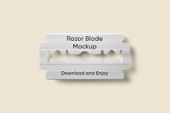 Free Razor Blade Mockup