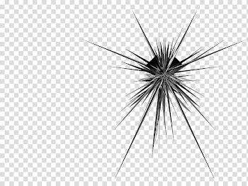 FREE RENDERS, silver and black spike abstract transparent background PNG clipart