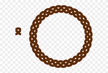 Free Rope Border Clip Art - Golden Circle Border Transparent Png