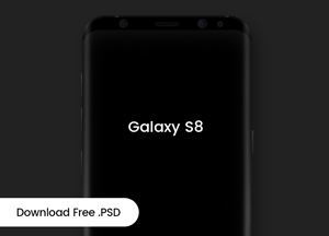 Free Samsung Galaxy S8 MockUp Psd galaxy s8 download free psd 