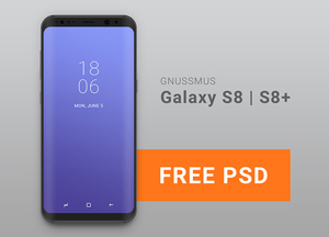 Free Samsung Galaxy S8 | S8+ Mockup PSD 18 06 gnussmus galaxy s8 | s8+ mon junes free psd 