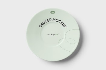 Free Saucer Mockup