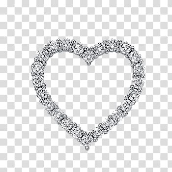 Free shop Heart Brushes plus Cutouts, diamond design heart transparent background PNG clipart