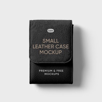Free Small Leather Case Mockup