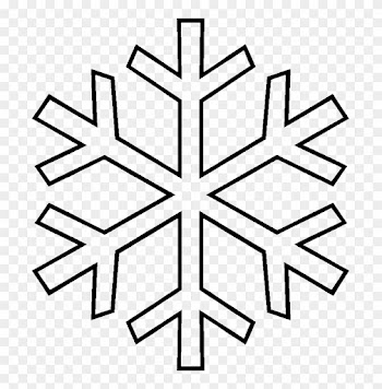 Free Snowflake Images - Drawing Of A Snowflake