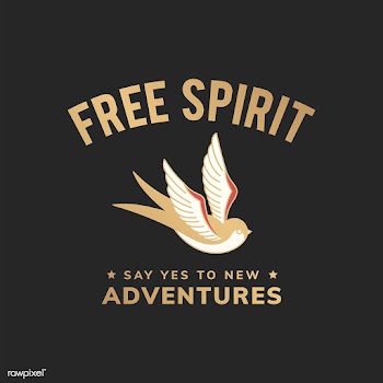 Free spirit vintage illustration | Free stock vector - 557939