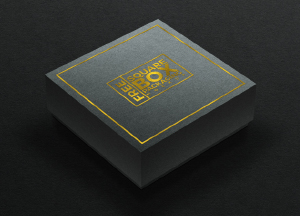 Free Square Box Packaging Mockup 