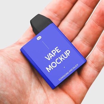 Free Square Electronic Vape Mockup