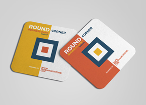 Free Square Round Corner Business Card Mockup 2018 round corner busiiness co round corner buness cad mo 