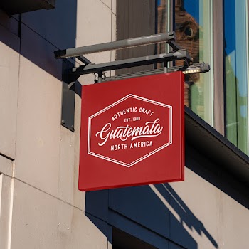 Free Square Street Signage Mockup