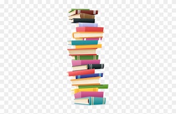 Free Stack Of Textbooks Png - Tall Stack Of Books Clipart