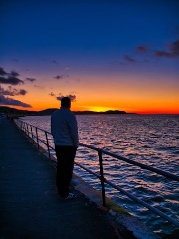 Free stock photo of alone, golden horizon, horizon