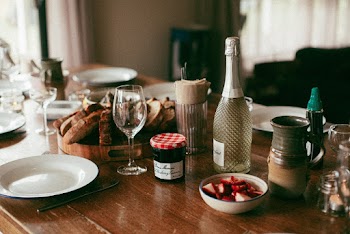 Free stock photo of berries, bread, breakfast