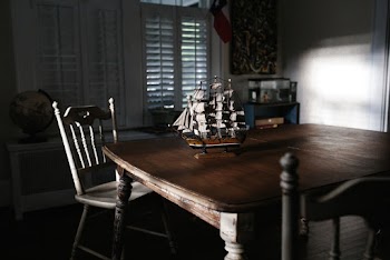 Free stock photo of boat, chair, dark