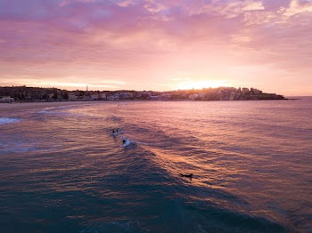 Free stock photo of sunset, sunset sky, surf board