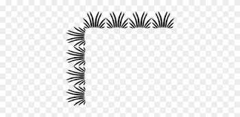Free Stock Photos Illustration Of An Upper Left Grass - Black And White Borders