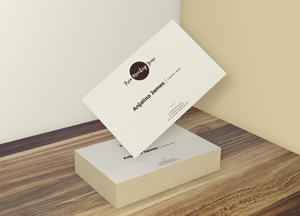 Free Stylish Business Card Mockup 2018 anjaina james- 