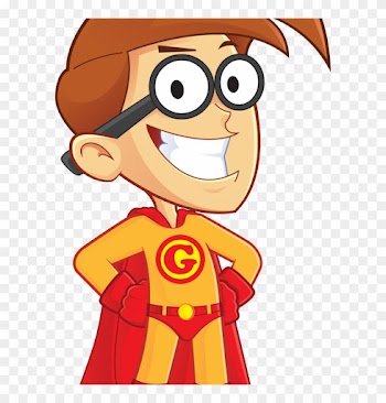 Free Superhero Nerd Geek People High Resolution Clip - Simple Logic Crossword Puzzles