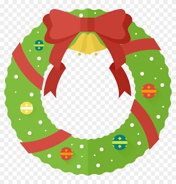 Free To Use &amp; Public - Christmas Wreath Clipart