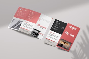Free Tri-Fold Brochure Mockup vol2