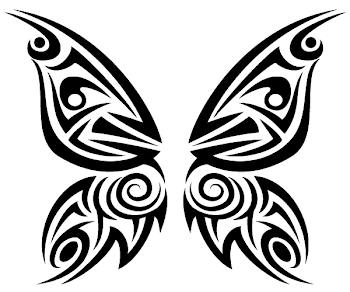 Free Tribal Butterfly Vector