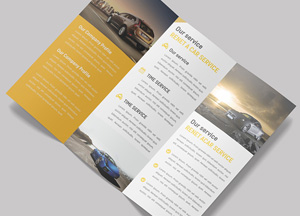Free Trifold Brochure MockUp PSD Template our service reneta car service aee --- -- theservice dur service renetacar seriice 5 the sece company - --- - 