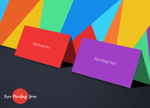 Free Tutti Frutti Business Card Mockup pale pace design here he moekap zene 