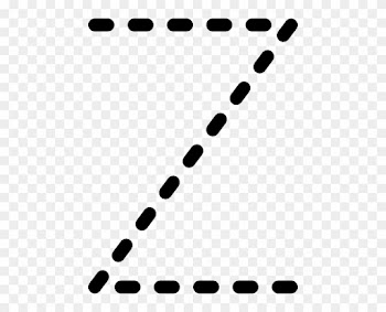 Free Vector Alphabet Tracing Letter Z Clip Art - Tracing Letter Z