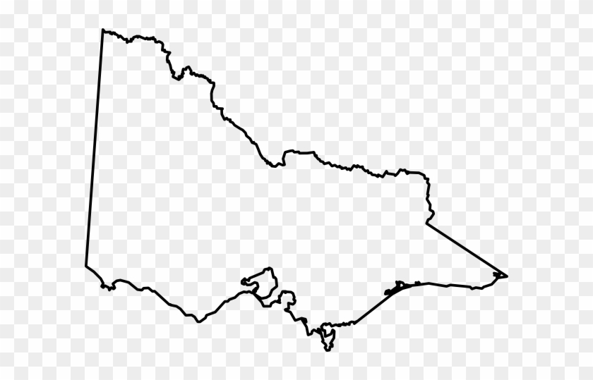 Free Vector Australian Maps Clip Art - Blank Map Of Victoria